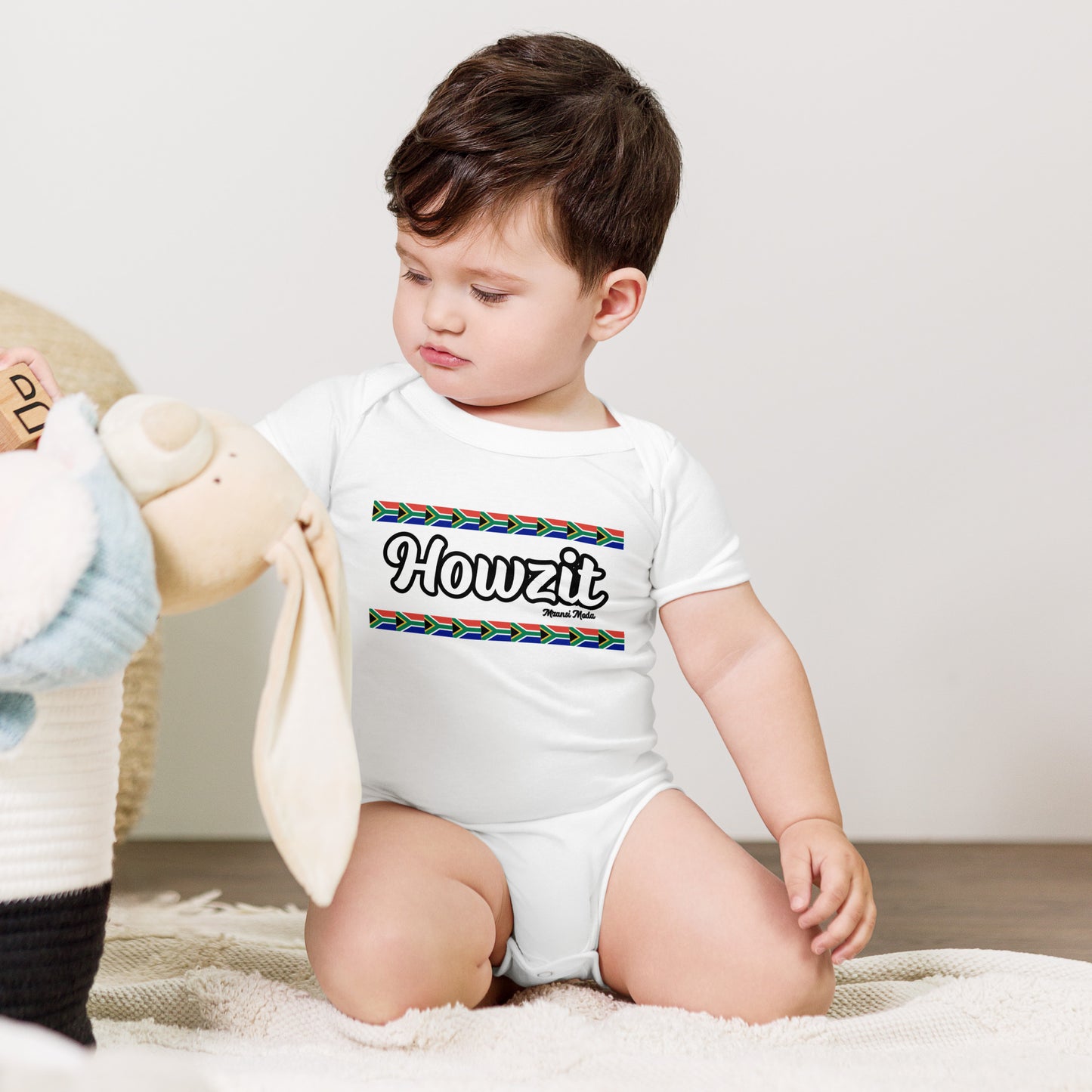 Howzit Baby short sleeve one piece