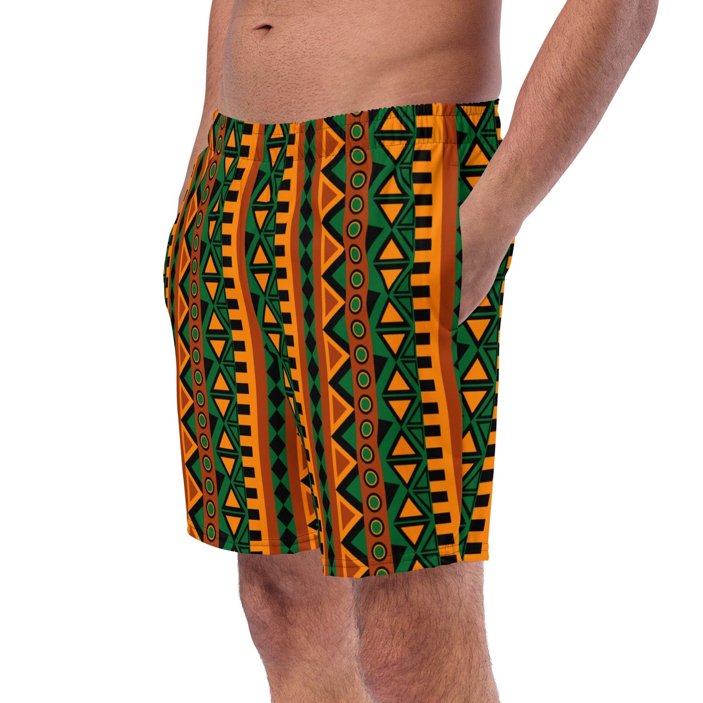 Mzansi Recycled Swim Trunks studio product view