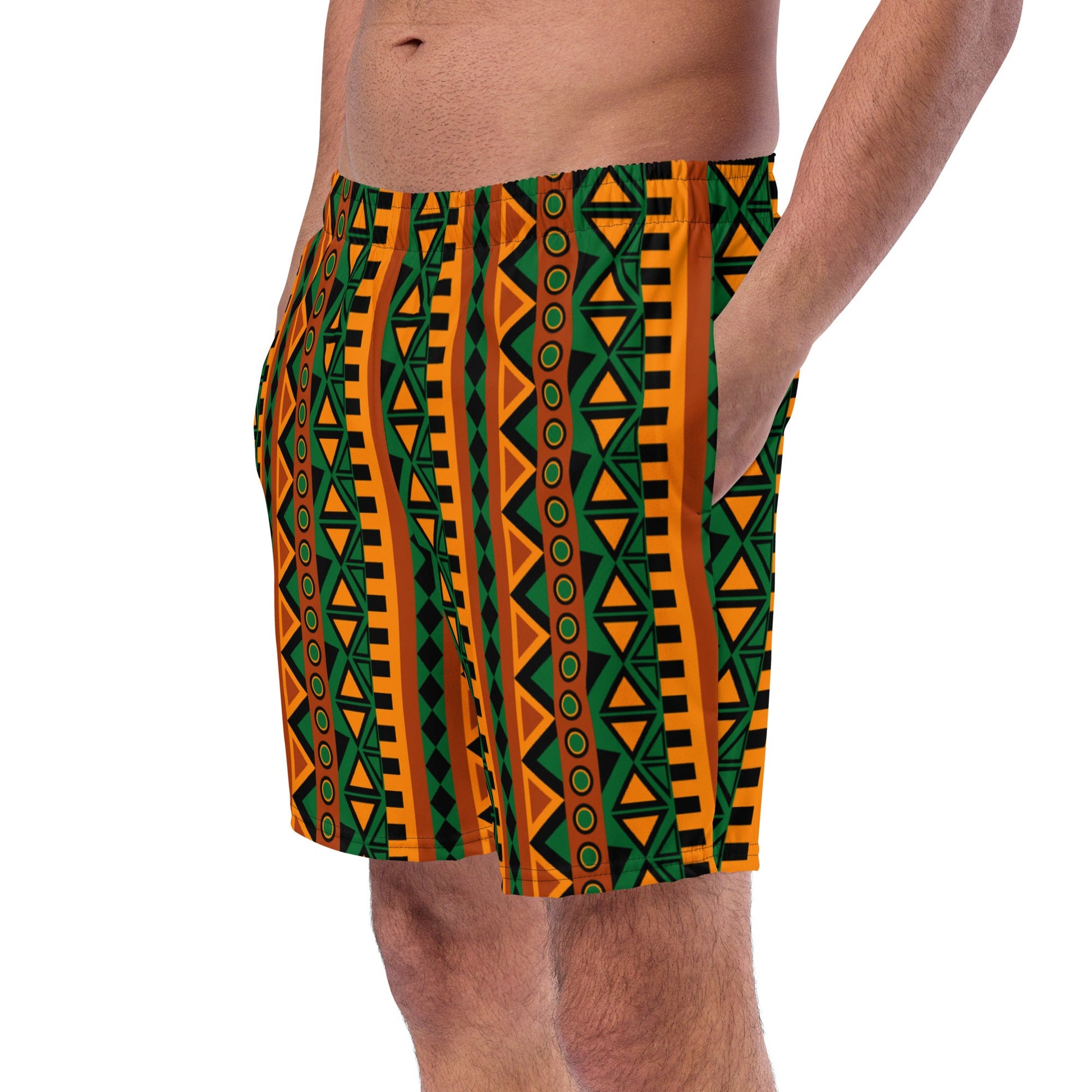 Mzansi Recycled Swim Trunks studio product view