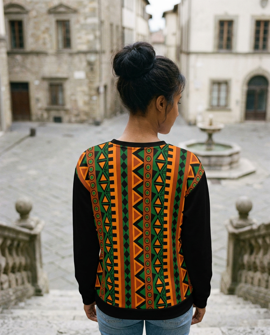Mzansi Unisex Sweatshirt back view