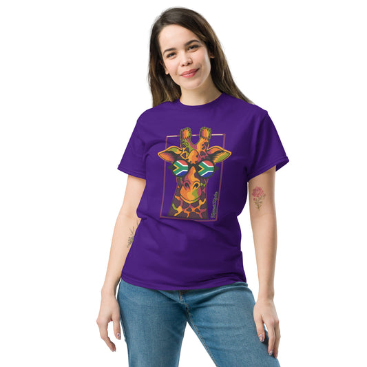 Mzansi Moda SA Giraffe Glasses Unisex classic tee