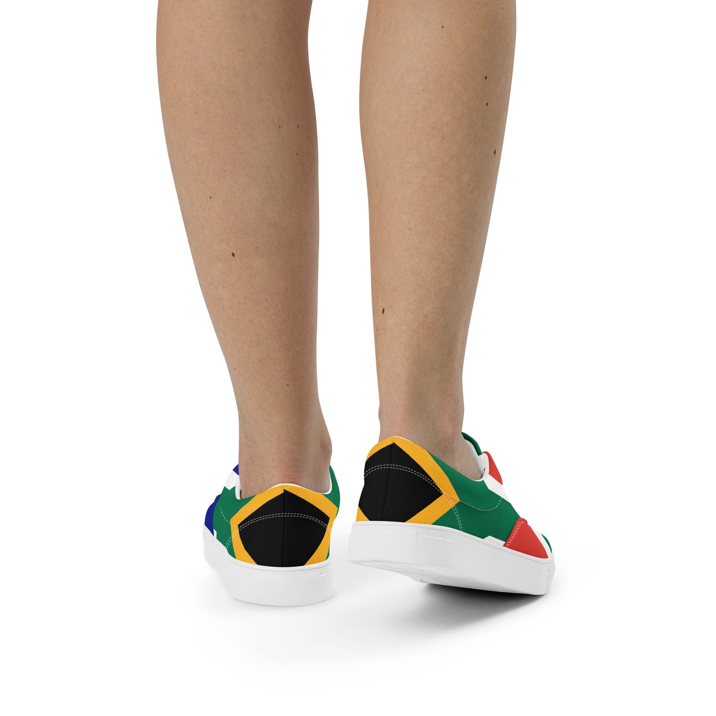 SA Flag Women’s lace-up canvas shoes