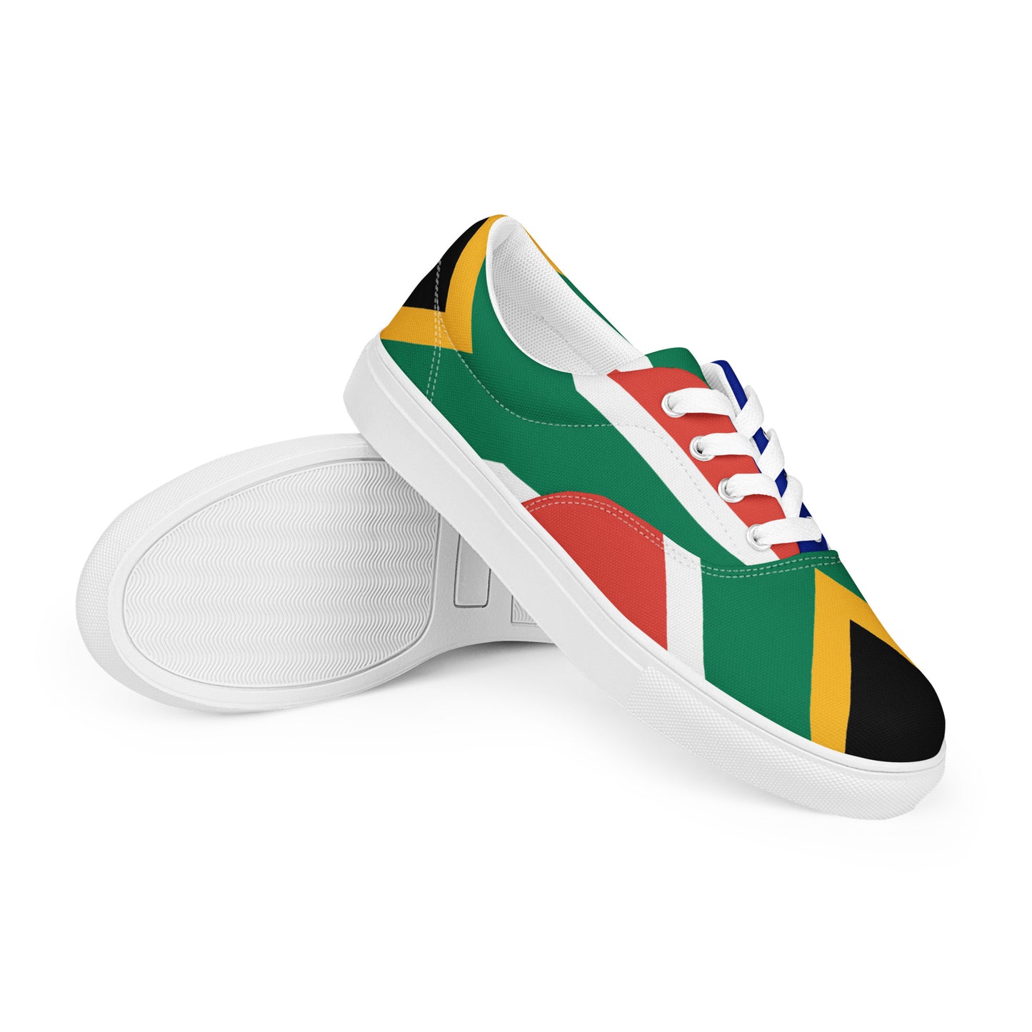 SA Flag Women’s lace-up canvas shoes