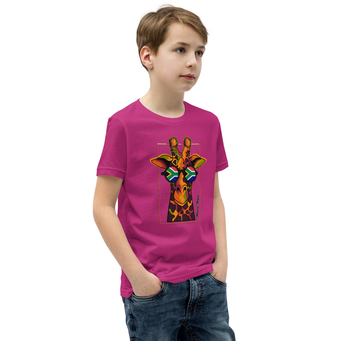 Mzanzi Moda SA Giraffe Short Sleeve T