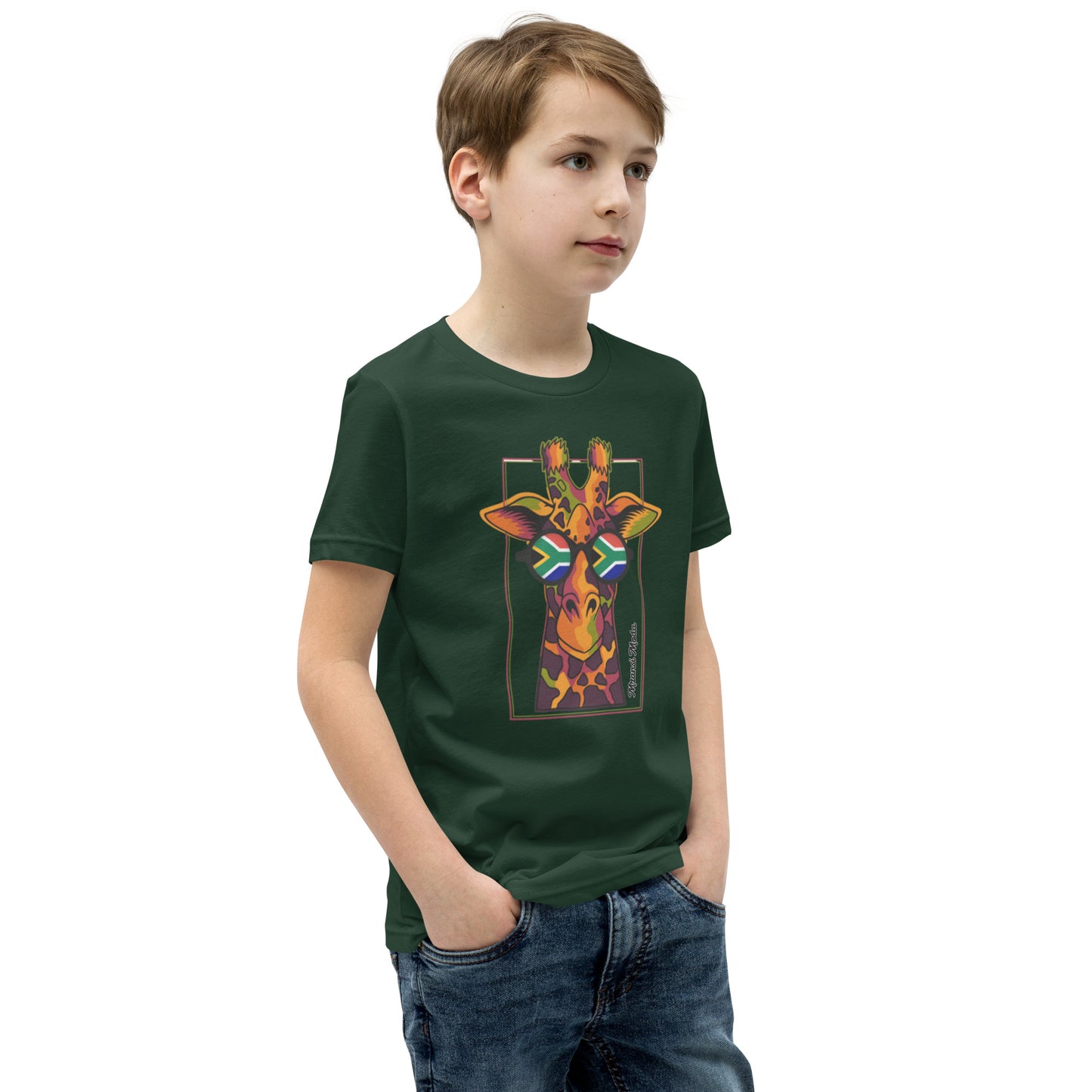 Mzanzi Moda SA Giraffe Short Sleeve T