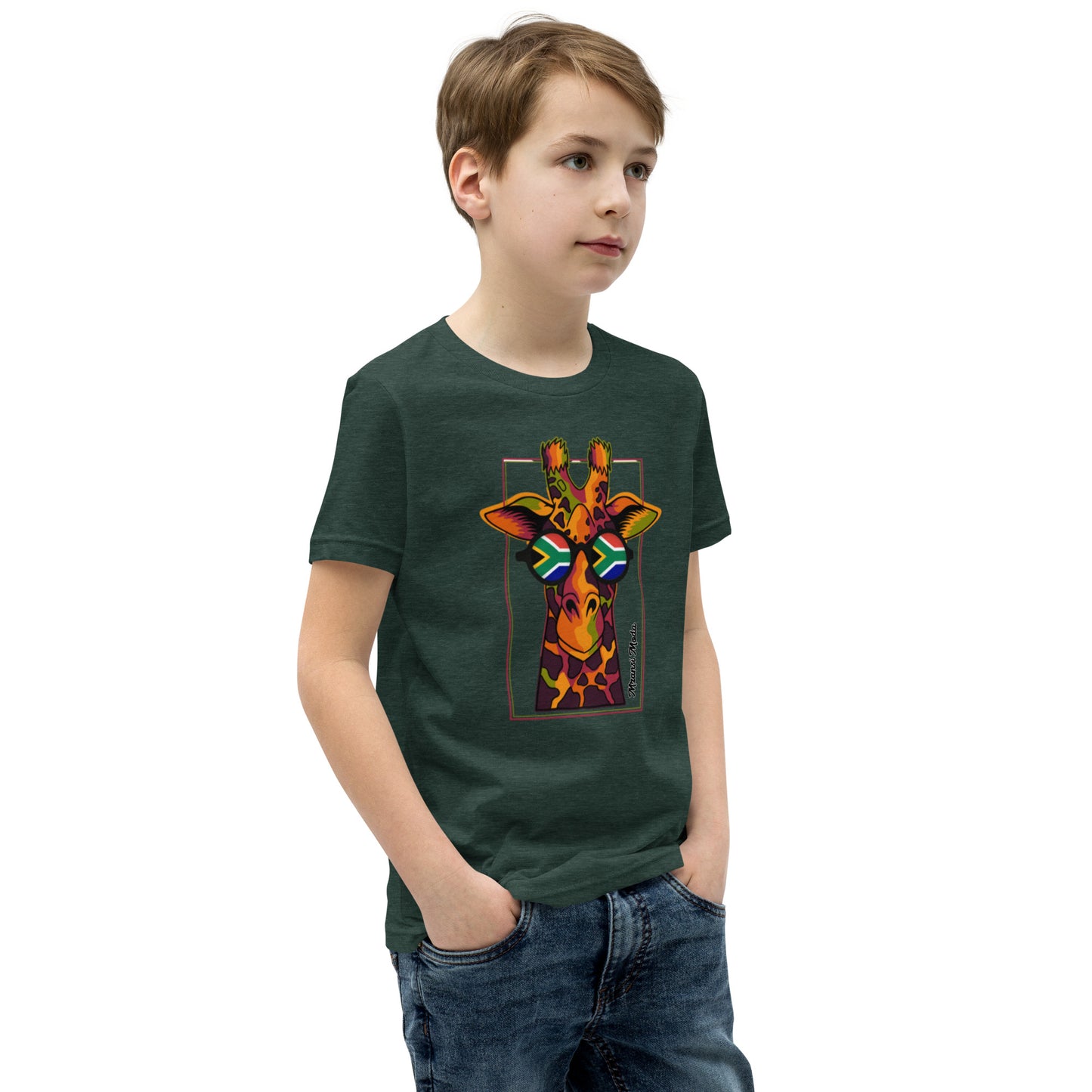 Mzanzi Moda SA Giraffe Short Sleeve T
