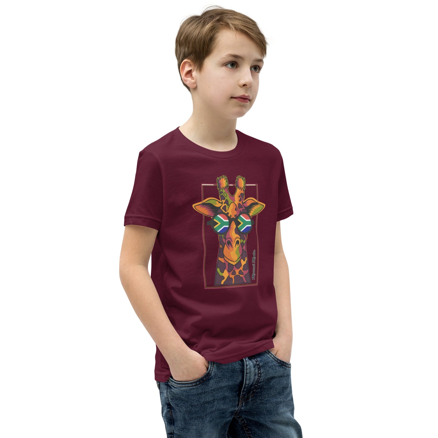 Mzanzi Moda SA Giraffe Short Sleeve T