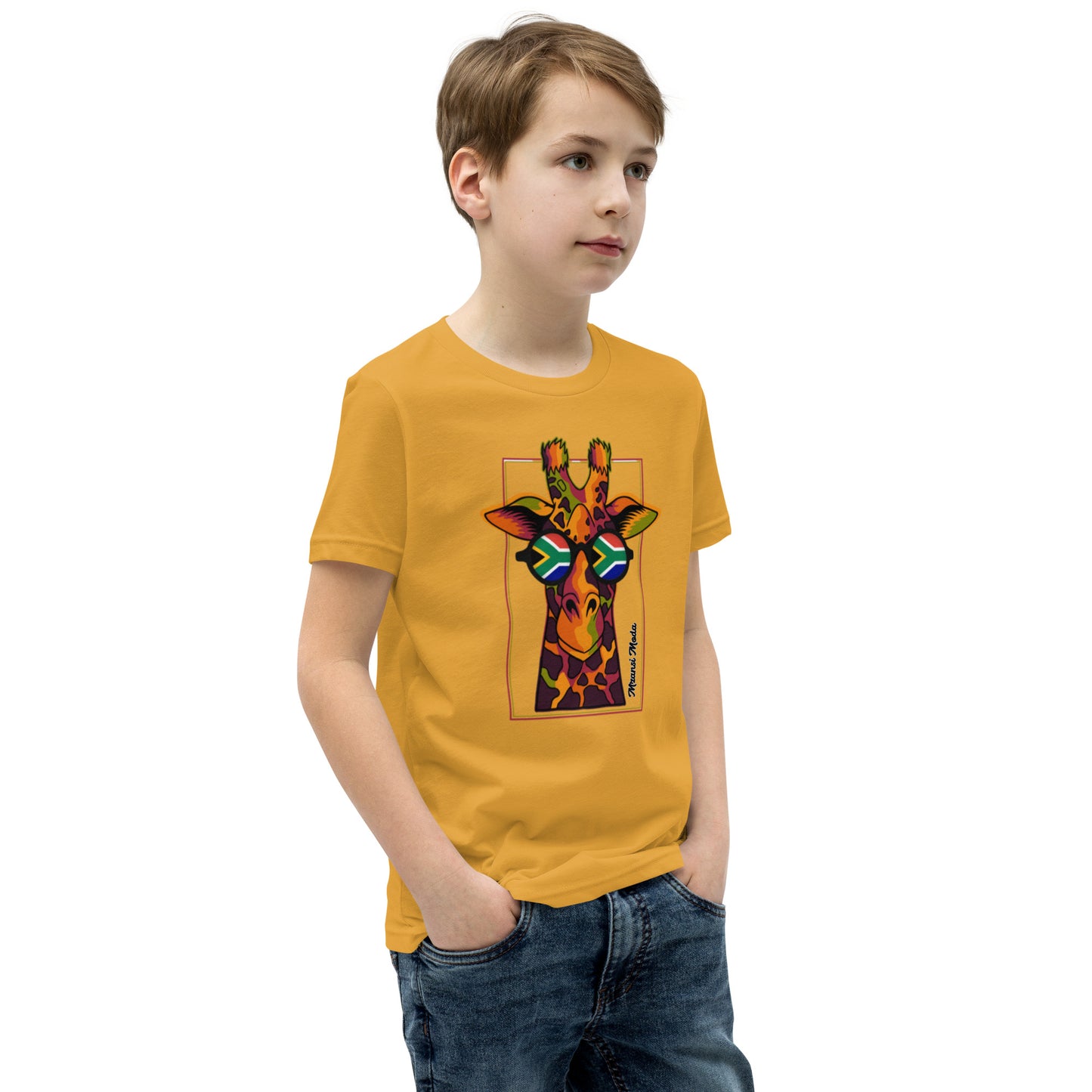 Mzanzi Moda SA Giraffe Short Sleeve T