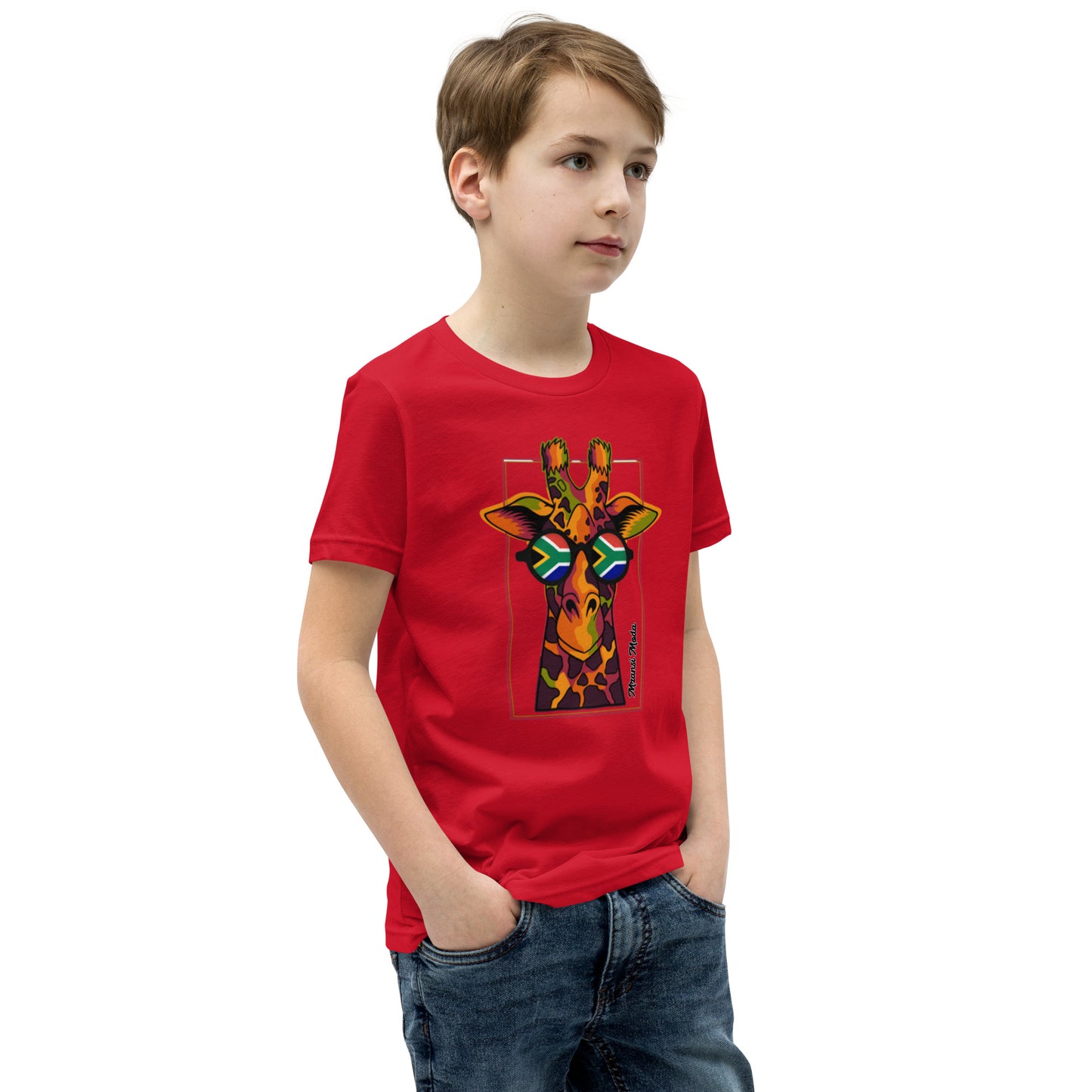 Mzanzi Moda SA Giraffe Short Sleeve T
